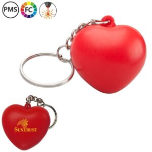 Anti stress sleutelhangers hart