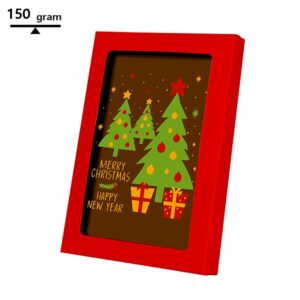 Kerst chocolade kaart