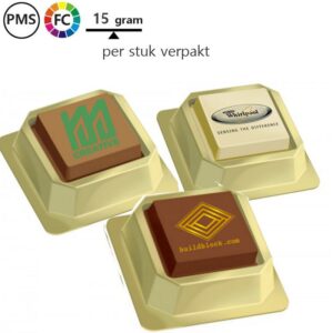 Logopralines Chela per stuk in doosje