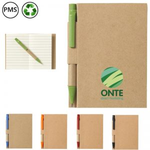 recyclenote bedrukte notitieboekjes van gerecycled papier met logo