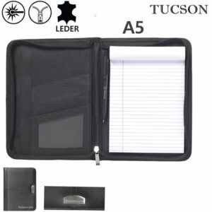 Leren schrijfmappen A5 Tucson Chief