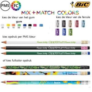 BIC potloden fullcolor bedrukt