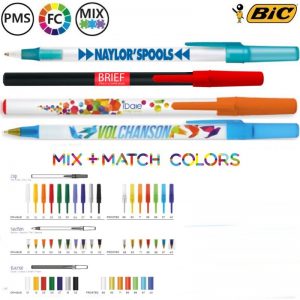 bic round stic ecolutions bedrukte pennen online kopen