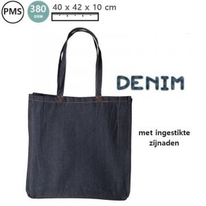 Canvas denim tas Must