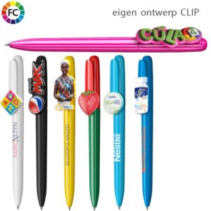 Pennen eigen ontwerp clip Susie