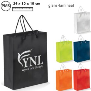 Gelamineerd papieren tas Ruma Medium