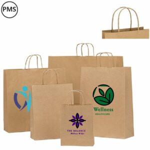 Kraftpapieren tas Browny