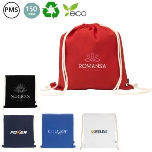 Rugzakjes gerecycled katoen Promocolour