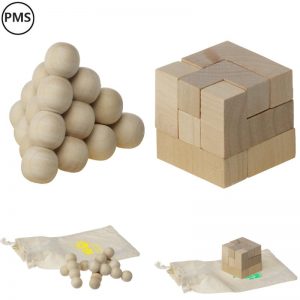 Houten spellen Pyramide Cube