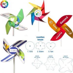 bedrukte windmolentjes bestellen