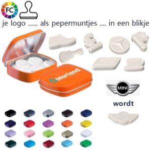 Blikje met LOGO pepermunt