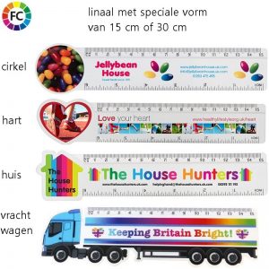 Linialen met speciale vorm-0