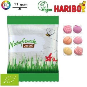 Zakjes Haribo 11 gram yoghurtgums