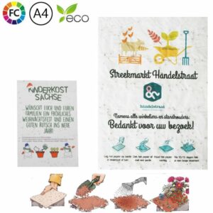 Groeipapier bedrukken A4