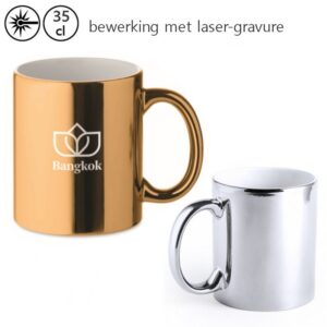 Gegraveerde glamour mokken Enkar
