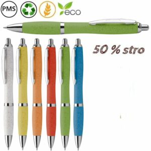 Hawai ECO pennen van stro Wheat silver