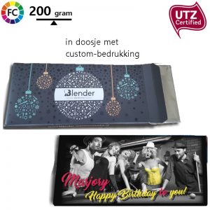 chocoladereep met eigen wikkel bedrukken