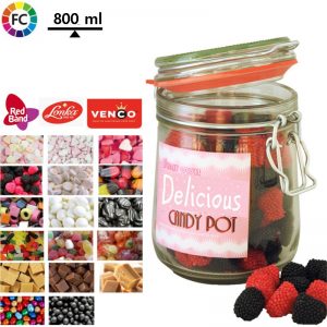 weckpotten met snoep bedrukken snoeppotten 800 ml