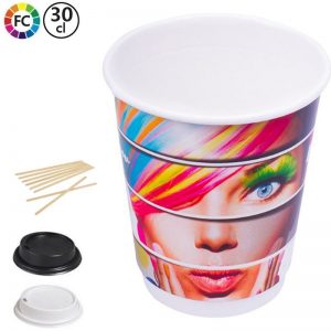 kartonnen bekertjes bedrukken met logo 300 ml