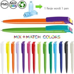 eco pennen recycled mix and match