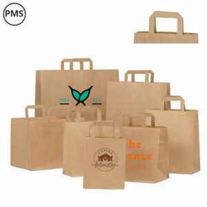 Kraftpapieren tas Maron