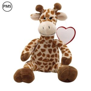 bedrukte pluche giraffe knuffeldieren bedrukken