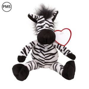 bedrukte pluche zebra knuffeldieren bedrukken
