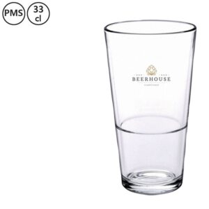 bierglazen bedrukken vaasje stapelbaar