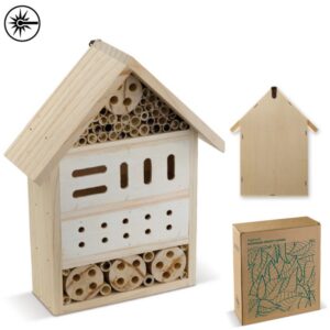 insectenhotel met logo butterlfy