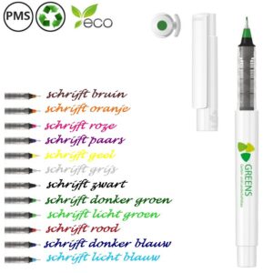 RPET fineliners met gekleurde inkt Leqi