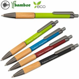 Pennen met bamboe grip Adosa