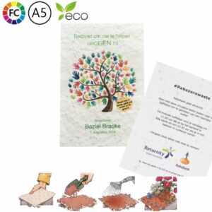 Groeipapier bedrukken A5