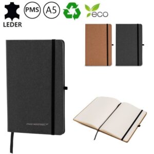 Notitieboekje gerecycled leder Frieda