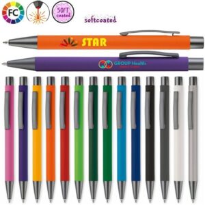 Metalen softtouch pennen Brady Basic