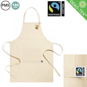 Organic fairtrade katoenen keukenschort Cocina