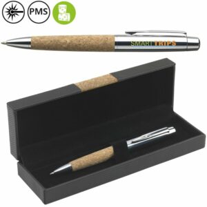 Luxe metalen kurkpen in box Liberco
