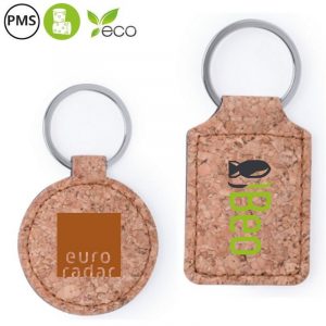 Kurken sleutelhangers bedrukken Kimo