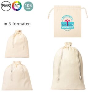 Katoenen trekkoord tasjes Mijagu