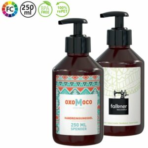 Hand & bodysoap apothekersfles met dispenser