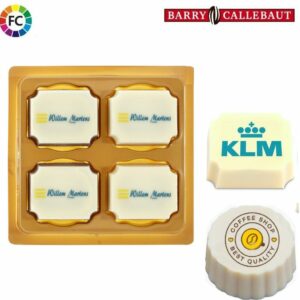 Logobonbons Inga kwartet wit