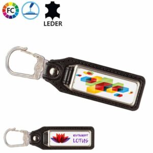 Lederen sleutelhangers fullcolor Teun