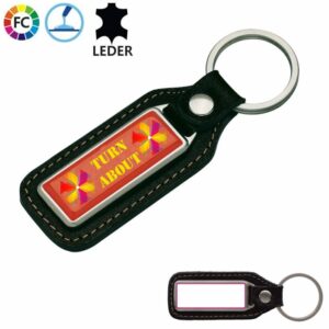 Lederen sleutelhangers fullcolor Tio