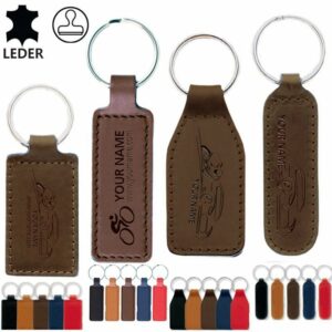 Lederen sleutelhangers Monza