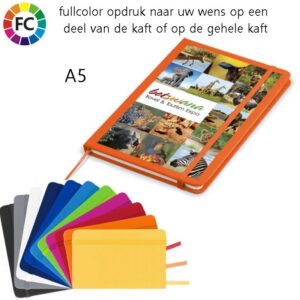 Notitieboekjes allover fullcolor Muspe A5