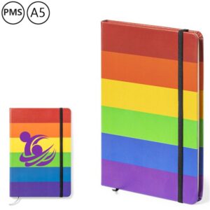 Notitieboekjes A5 Regenboog