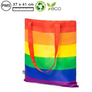 Rpet nonwoven schoudertas regenboog Ruba