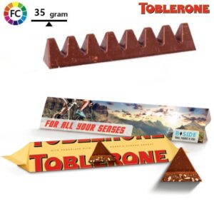 Toblerone reep met bedrukte sleeve