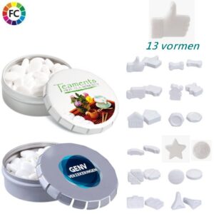 Clic-clac blikjes mint shapes