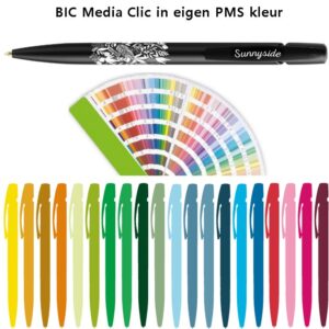 BIC Media Clic pennen in eigen PMS-kleur