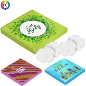 Squarebox klavertjes mint